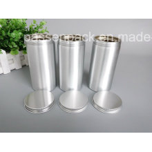 Caixa de alumínio de prata do chá para a embalagem perfumada do chá (PPC-AC-046)